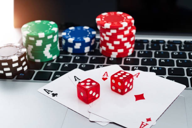 Live casino studio with live dealers and multiple camera angles
